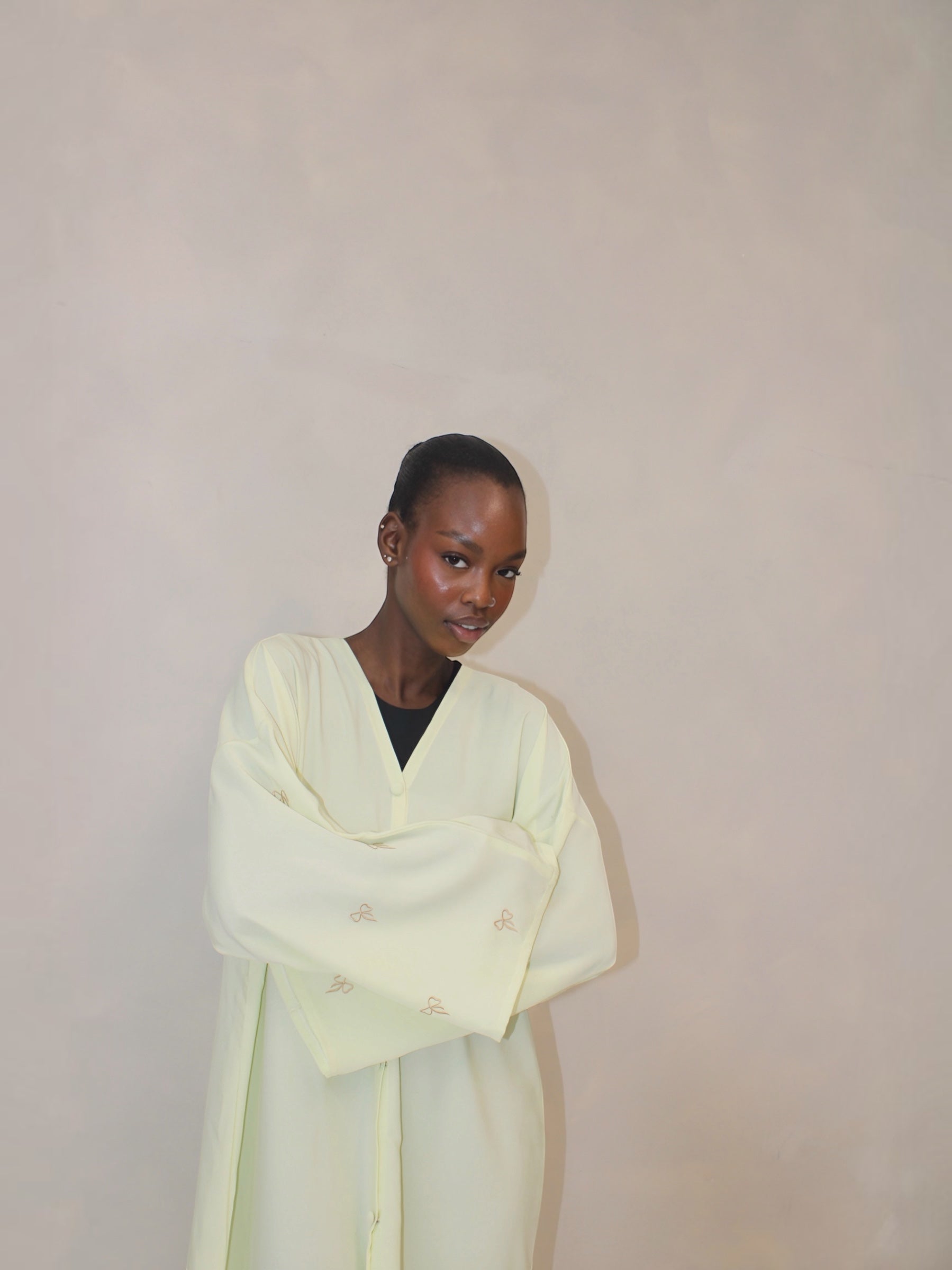 The Safia Abaya Lemon