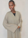 The Safia Abaya Dark Biege