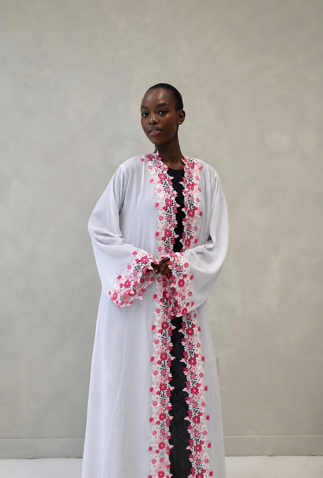The Zahra Abaya Butter Yellow