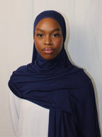 Bamboo Hijab Midnight Blue