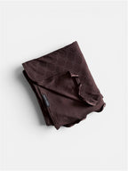 Monogram Hijab Chocolate Brown