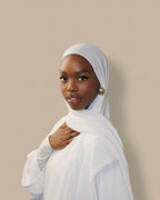 Chiffon Hijab White