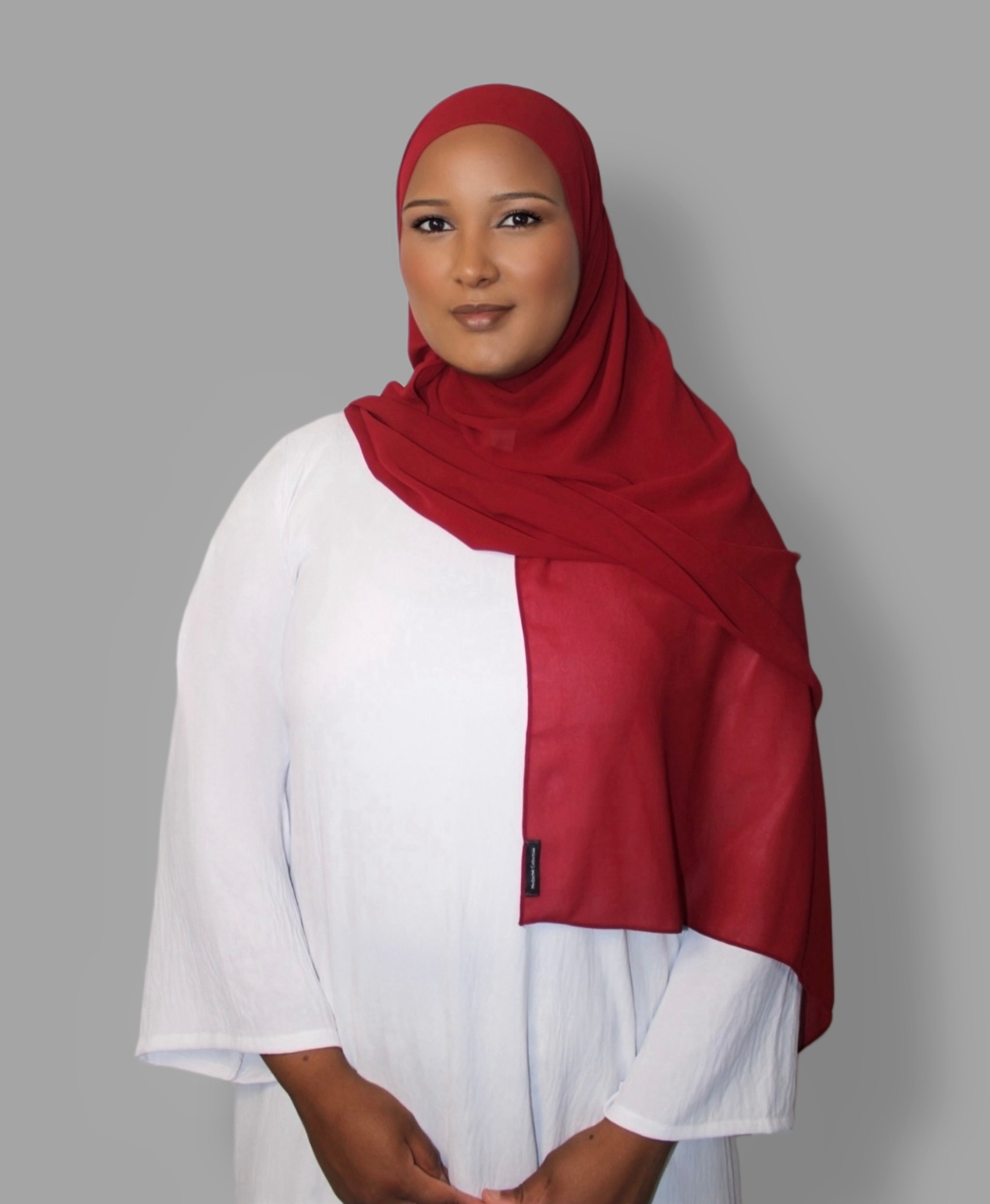 Chiffon Hijab Burgundy