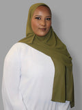 Chiffon Hijab Moss Green