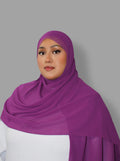 Chiffon Hijab Violet