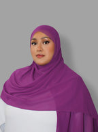 Chiffon Hijab Violet
