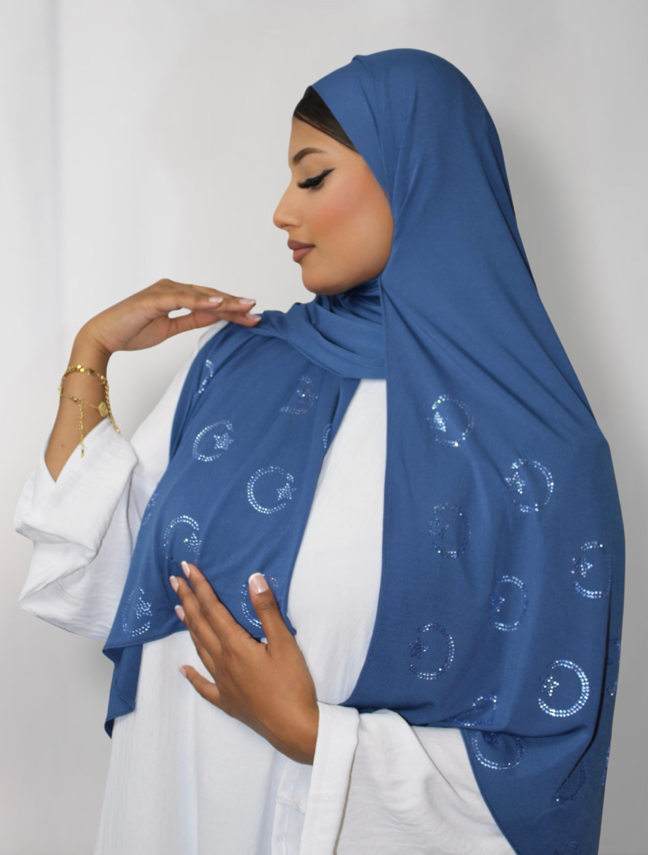 Luna Hijab Blue