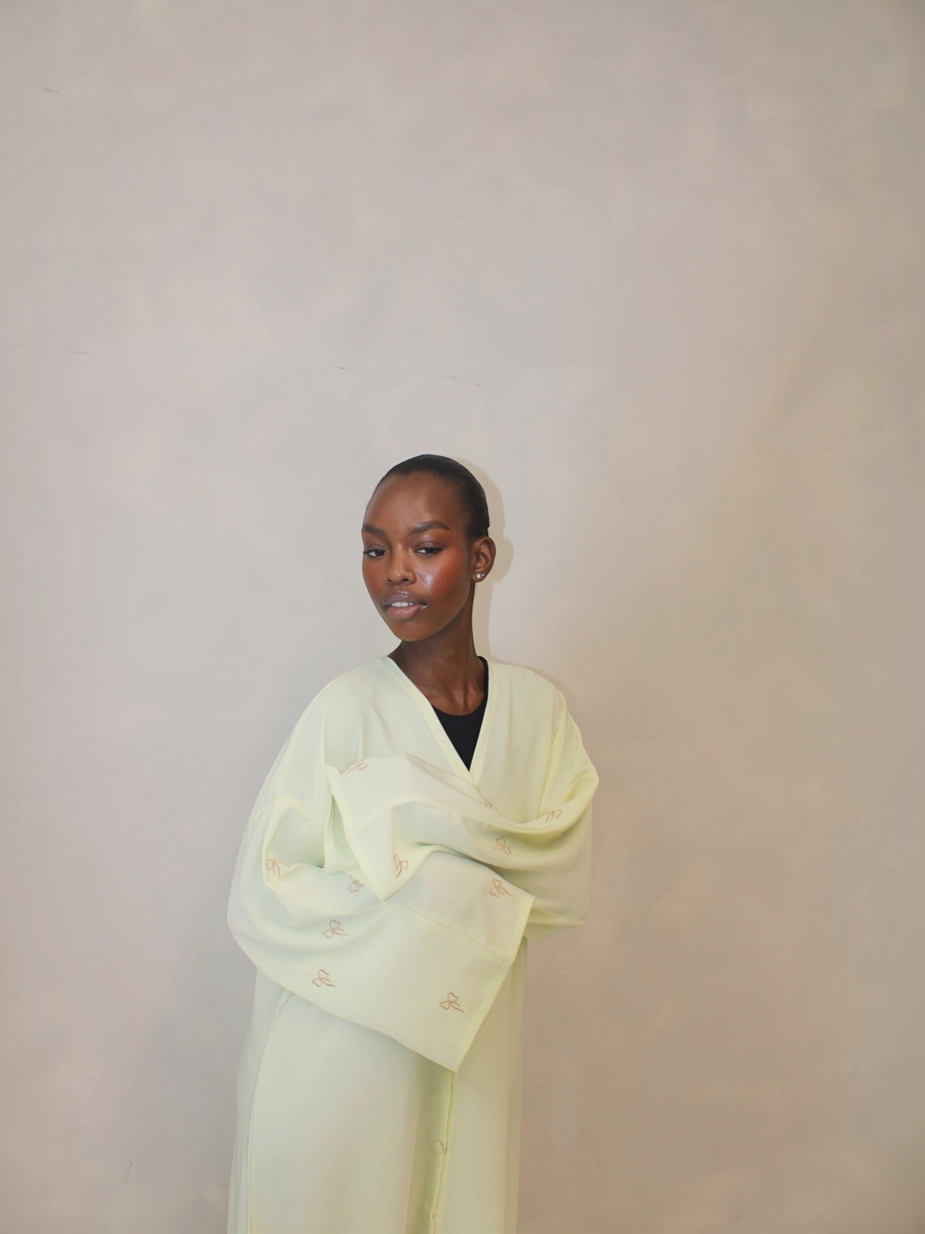 The Safia Abaya Lemon