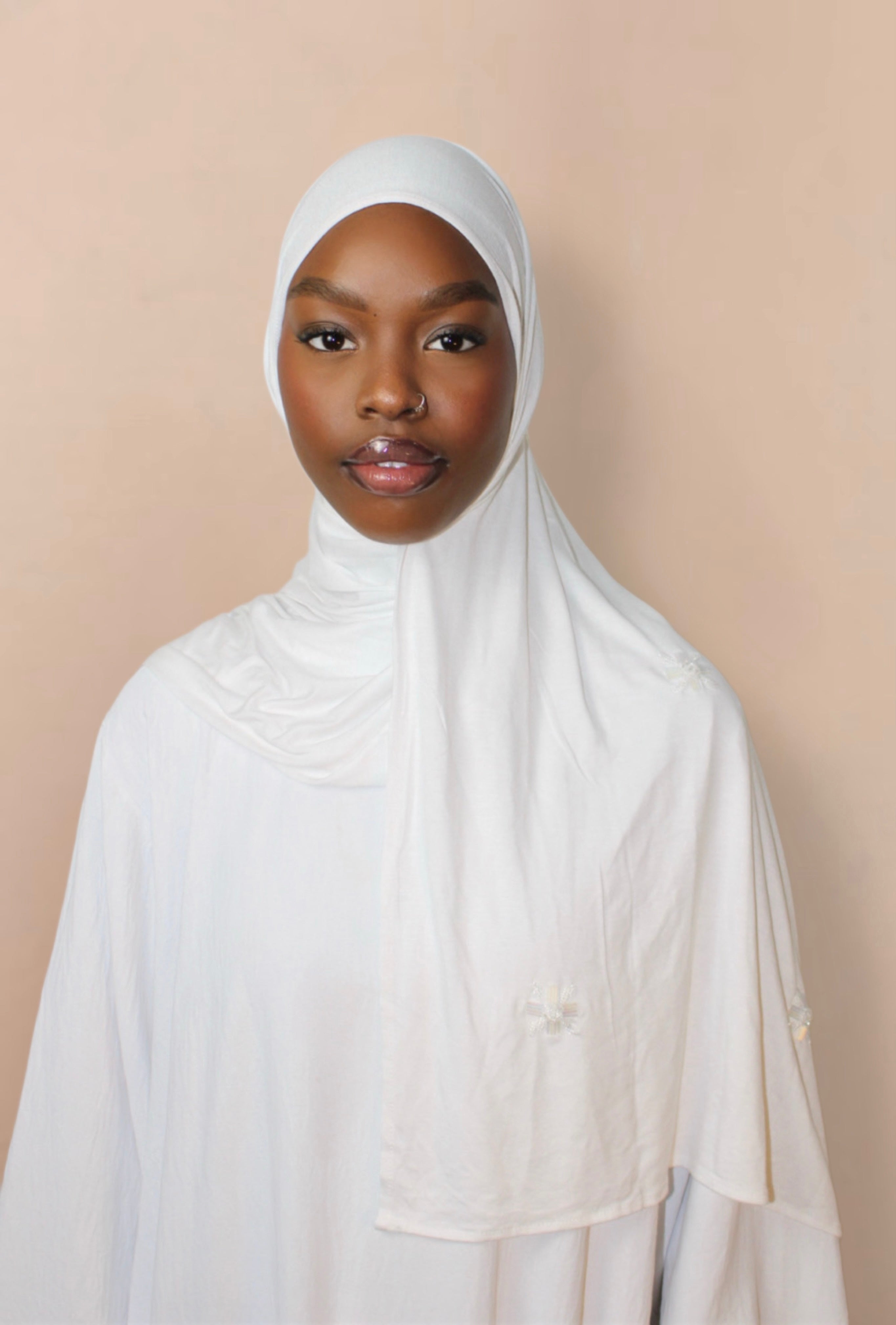 Kristal Hijab White