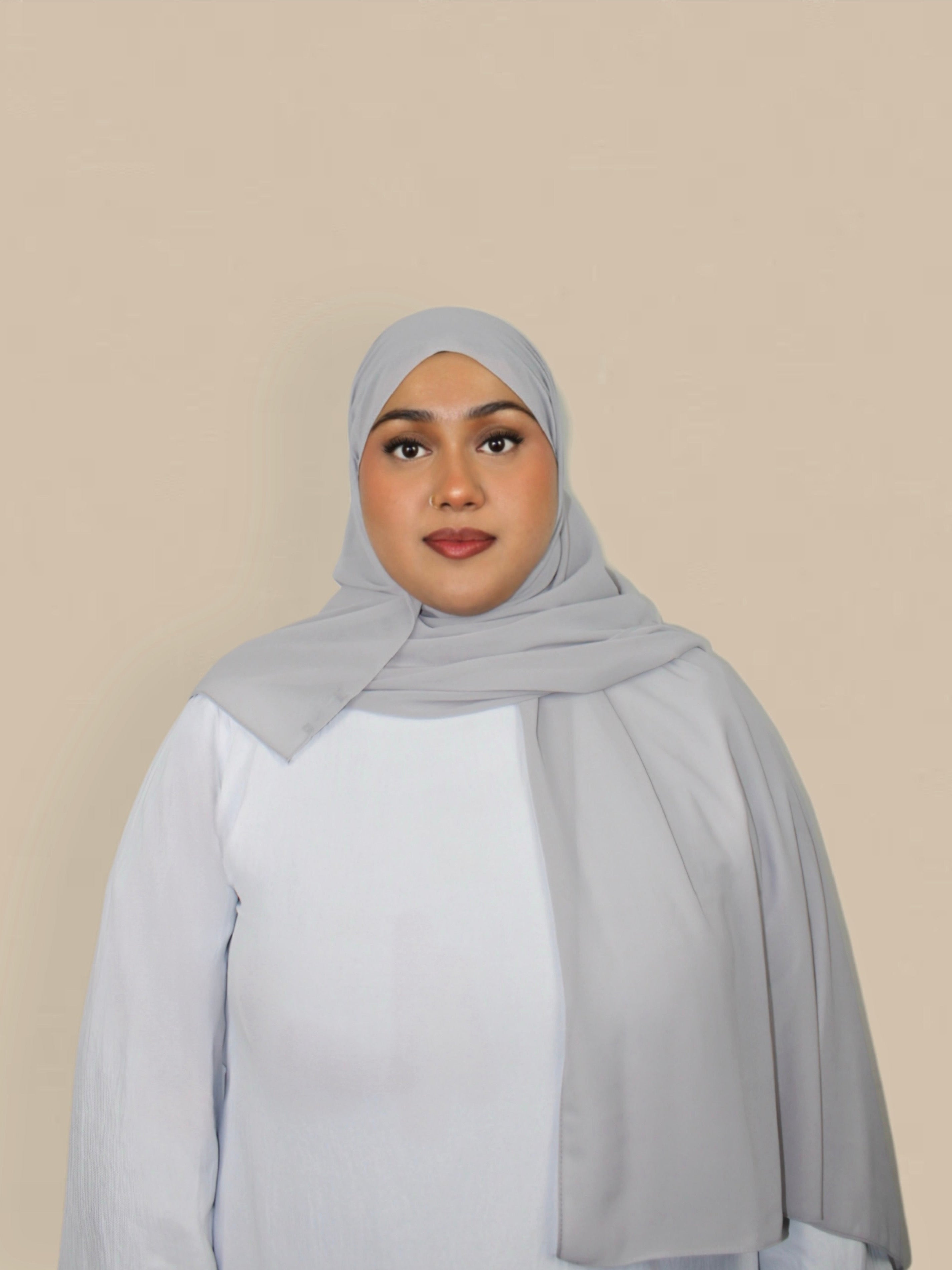 Chiffon Hijab Steel Grey