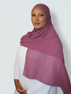 Chiffon Hijab Grape
