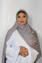 Bamboo Hijab Rain Grey