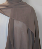 Chiffon Hijab Dark Mocha