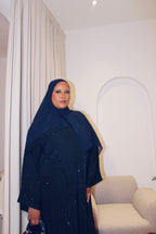 Aneeqa Abaya Dark Navy