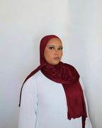 Perle Hijab Burgundy