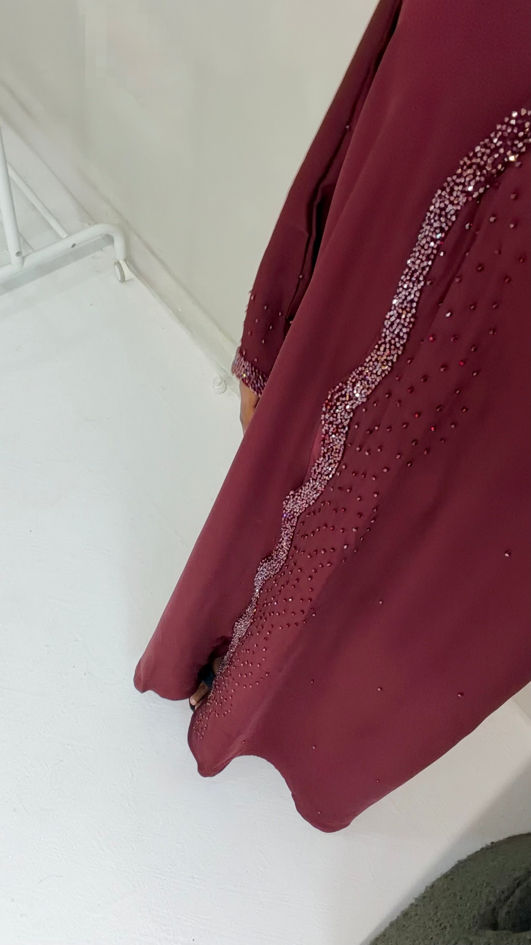 Danah Abaya Burgundy