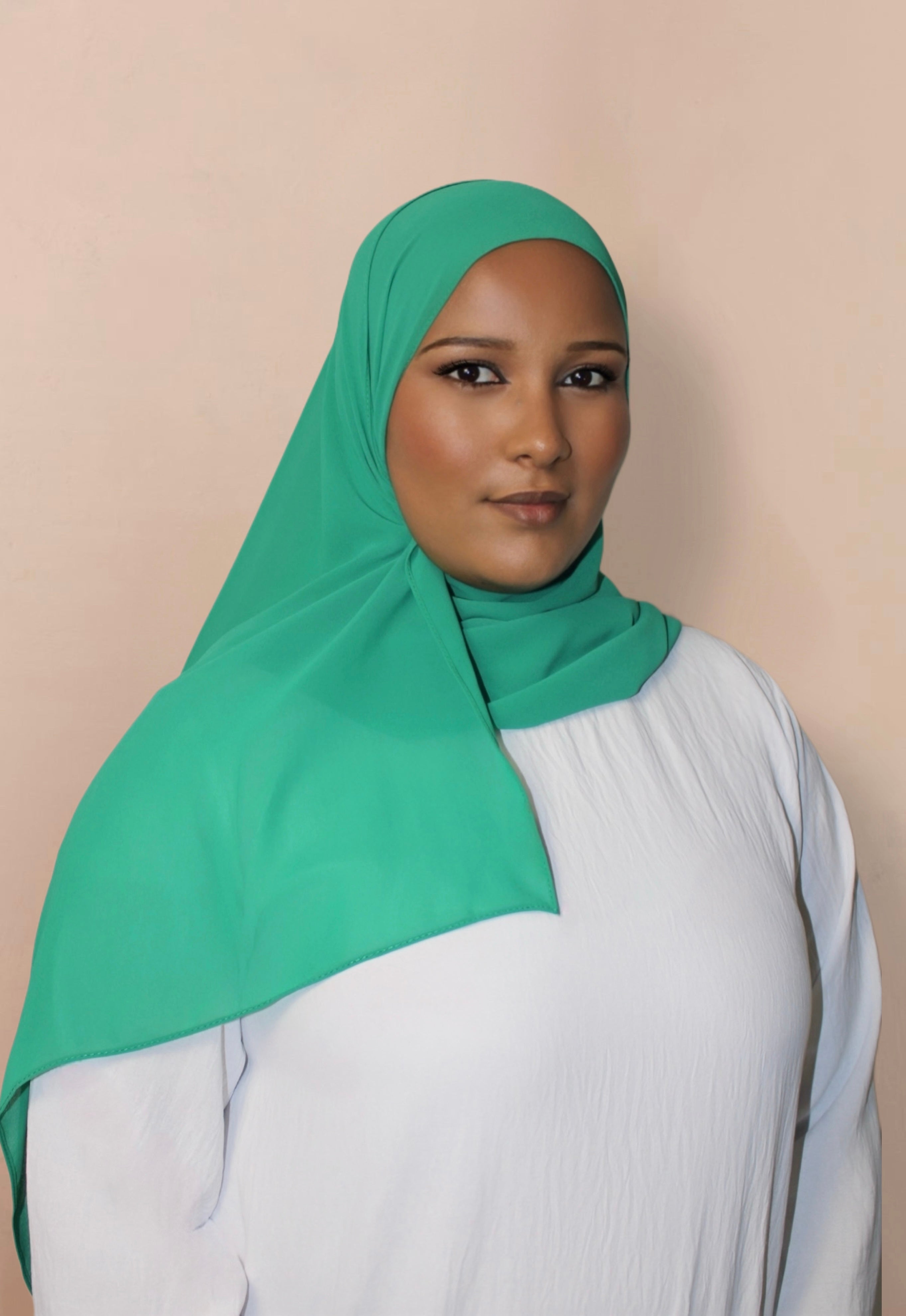 Chiffon Hijab Emerald Green