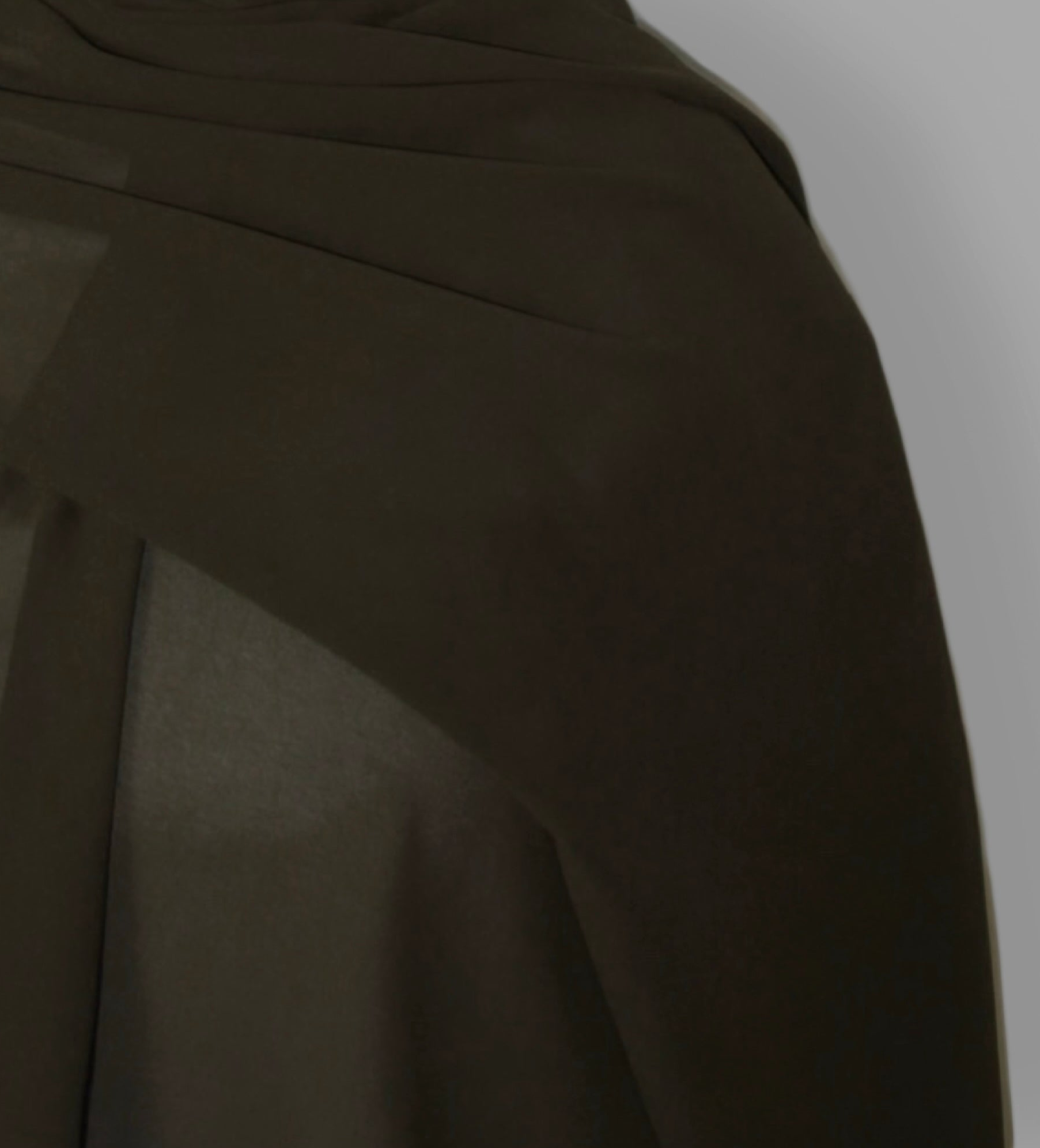 Chiffon Hijab Dark Khaki