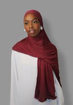 The Classy Hijab Burgundy