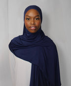 Bamboo Hijab Midnight Blue