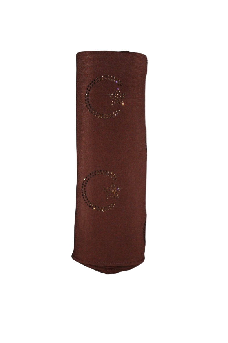 Luna hijab Chocolate Brown