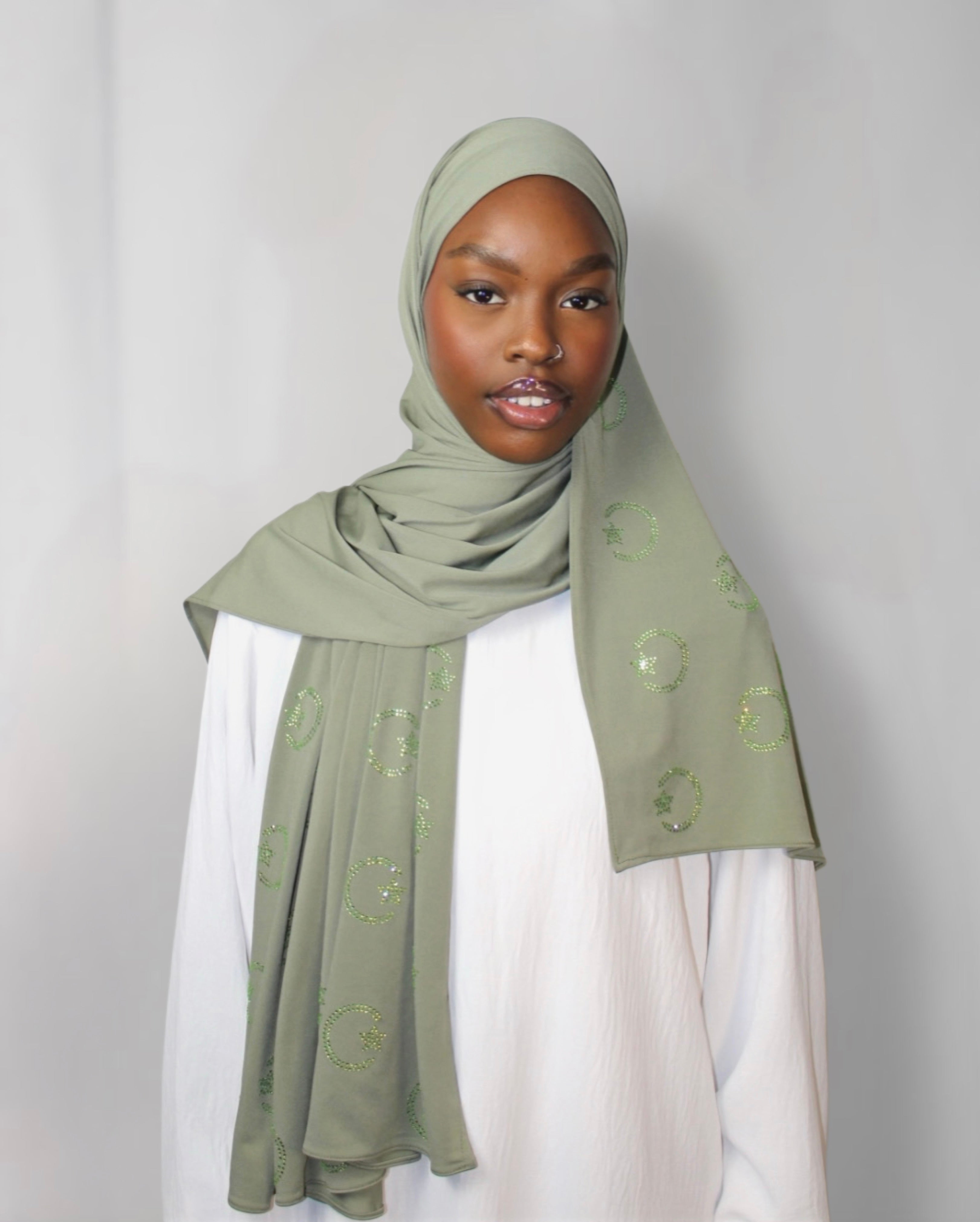 Luna Hijab Green