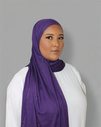 The Classy Hijab Purple