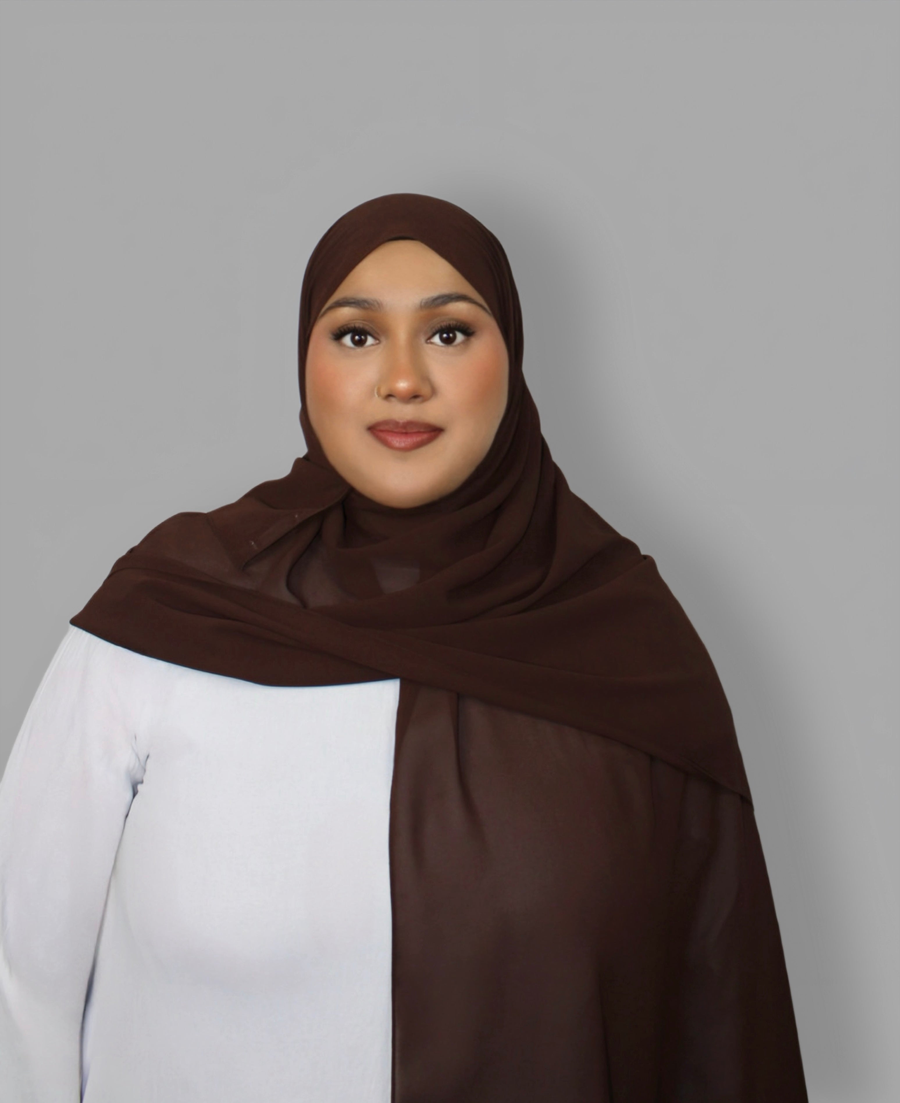 Chiffon Hijab Chocolate Brown