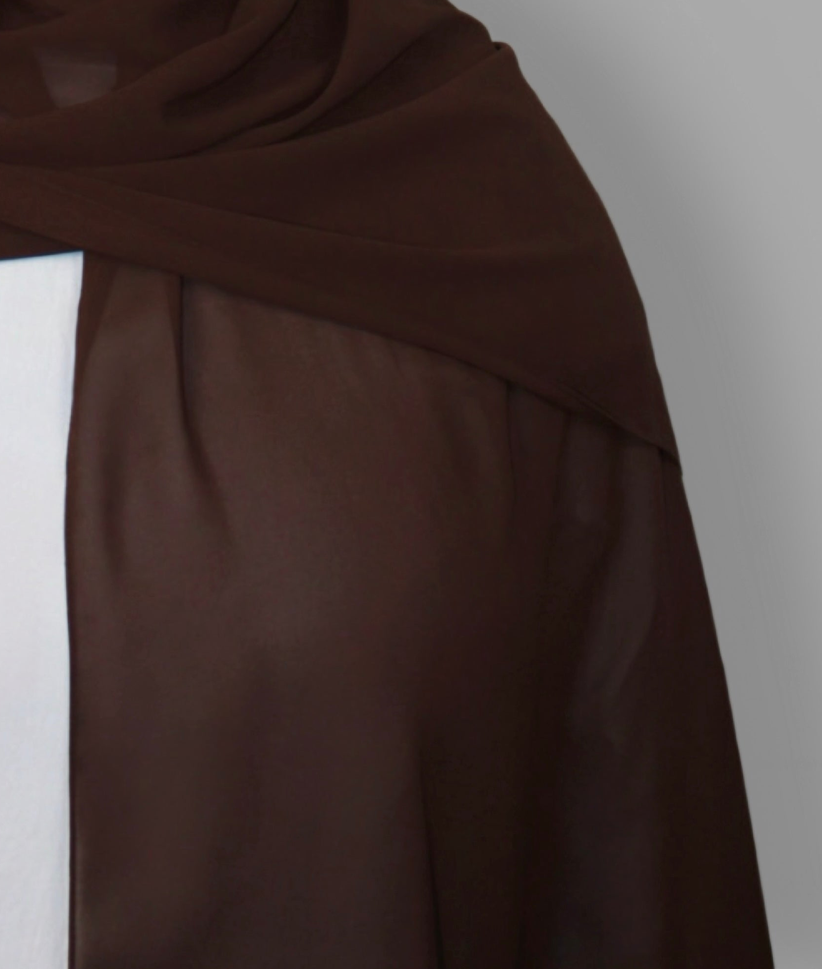 Chiffon Hijab Chocolate Brown