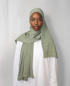Luna Hijab Green