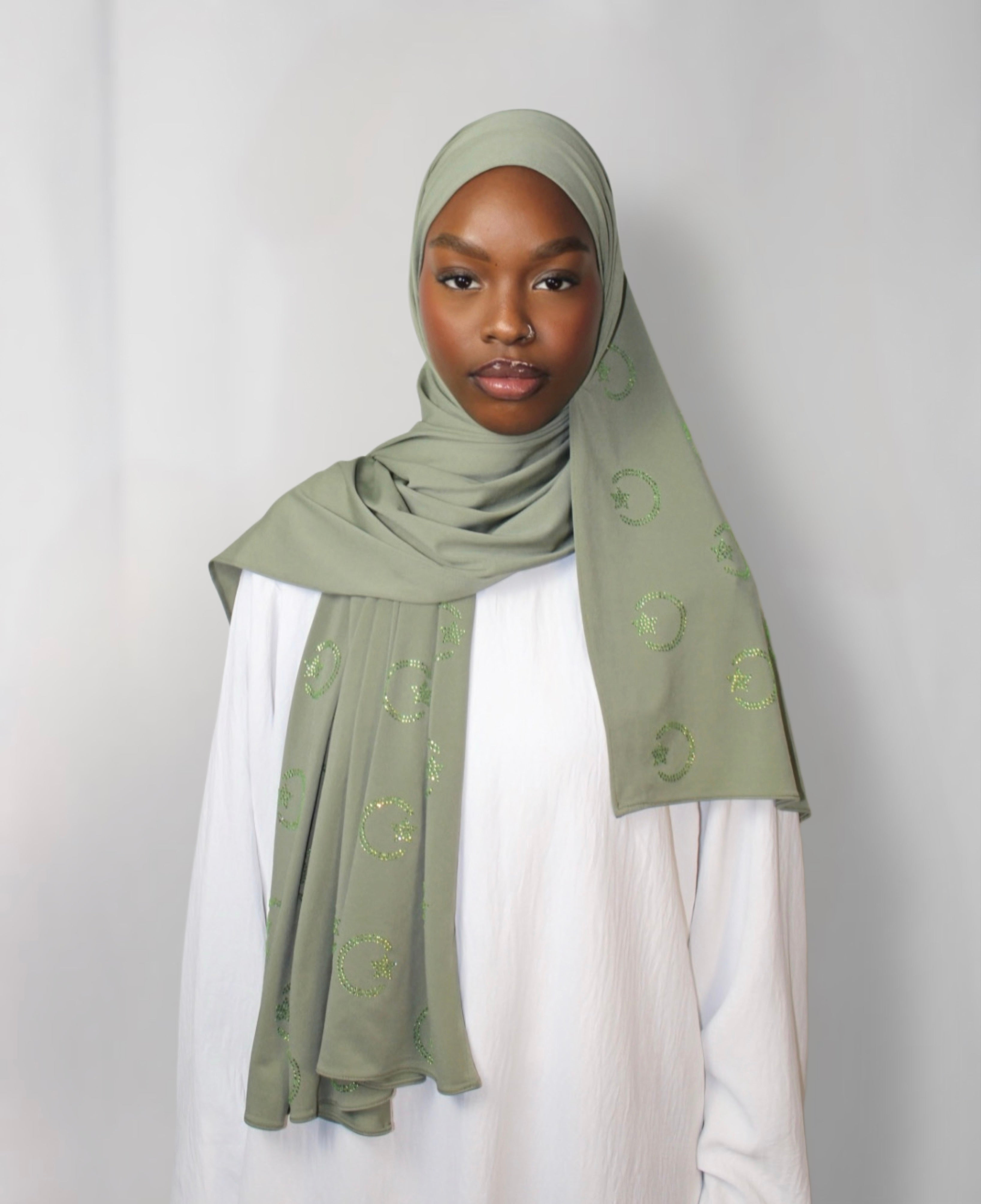 Luna Hijab Green