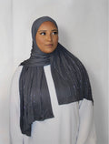 The Sparkly Hijab Grey
