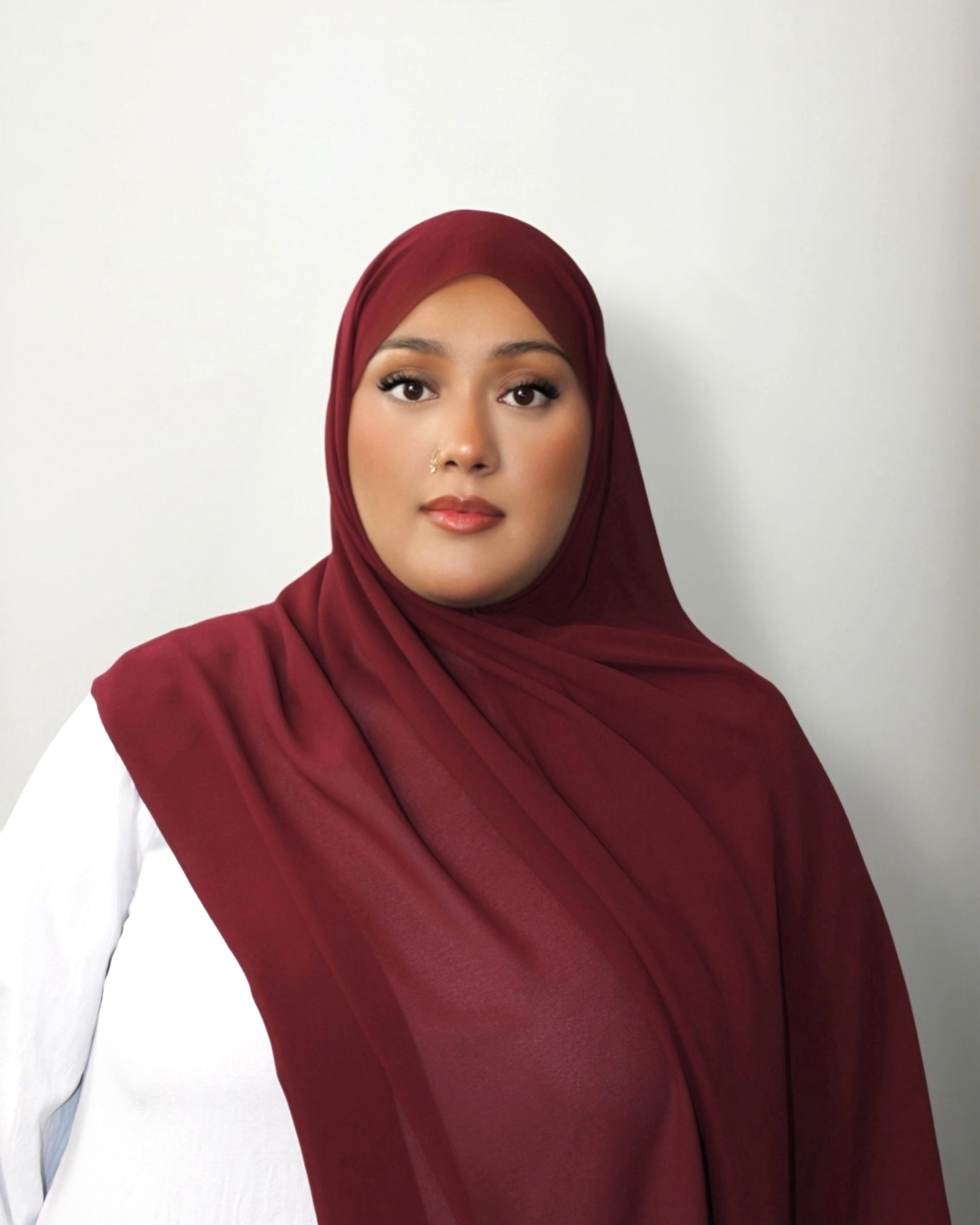 Chiffon Hijab Raisin