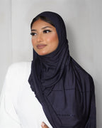 The Classy Hijab Indigo Blue