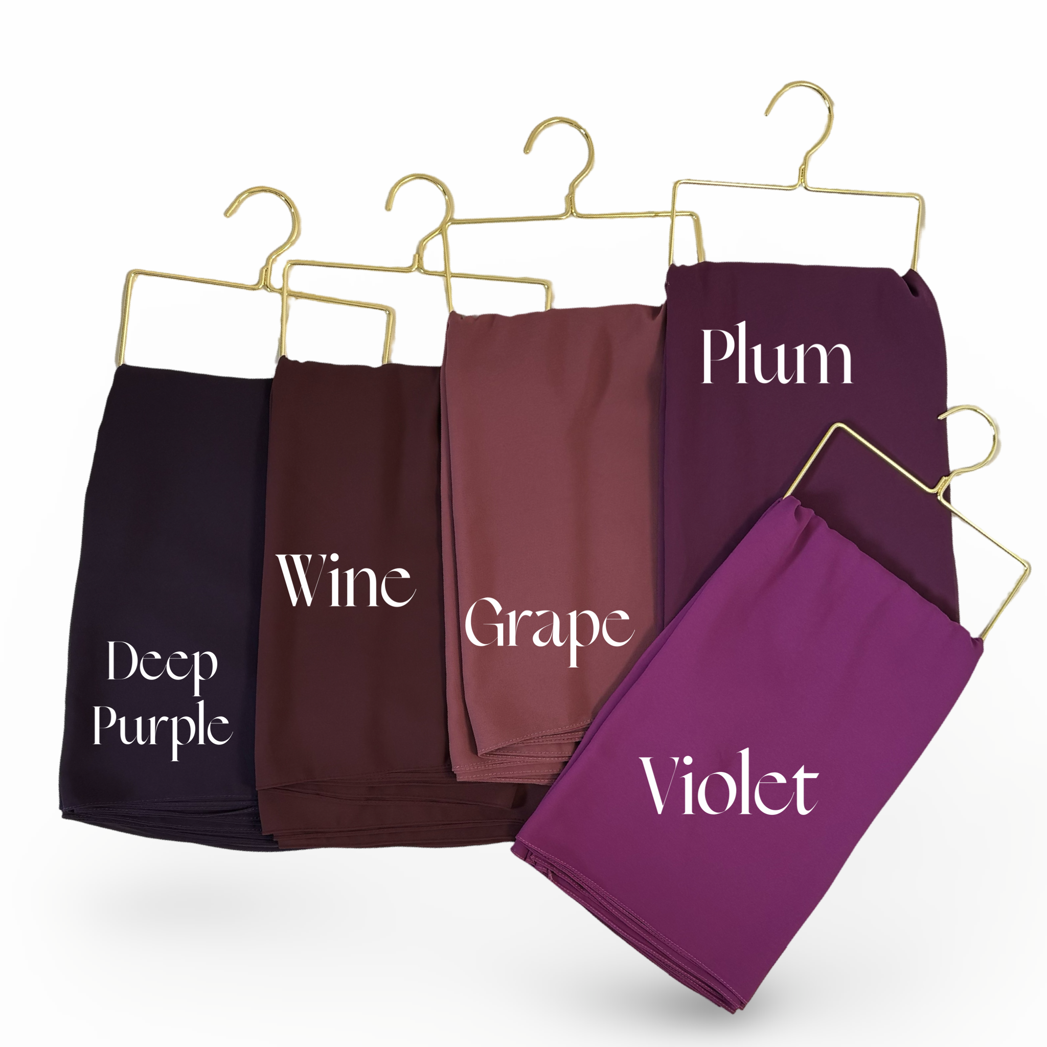 Chiffon Hijab Wine