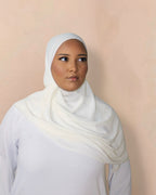 Diamond Chiffon Off White