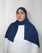 Diamond Chiffon Navy
