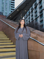 Maya Abaya Dark Grey