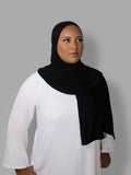 Bamboo Hijab Jet Black