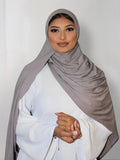 Bamboo Hijab Rain Grey