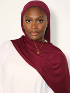 Bamboo Hijab Burgundy