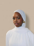 Chiffon Hijab White