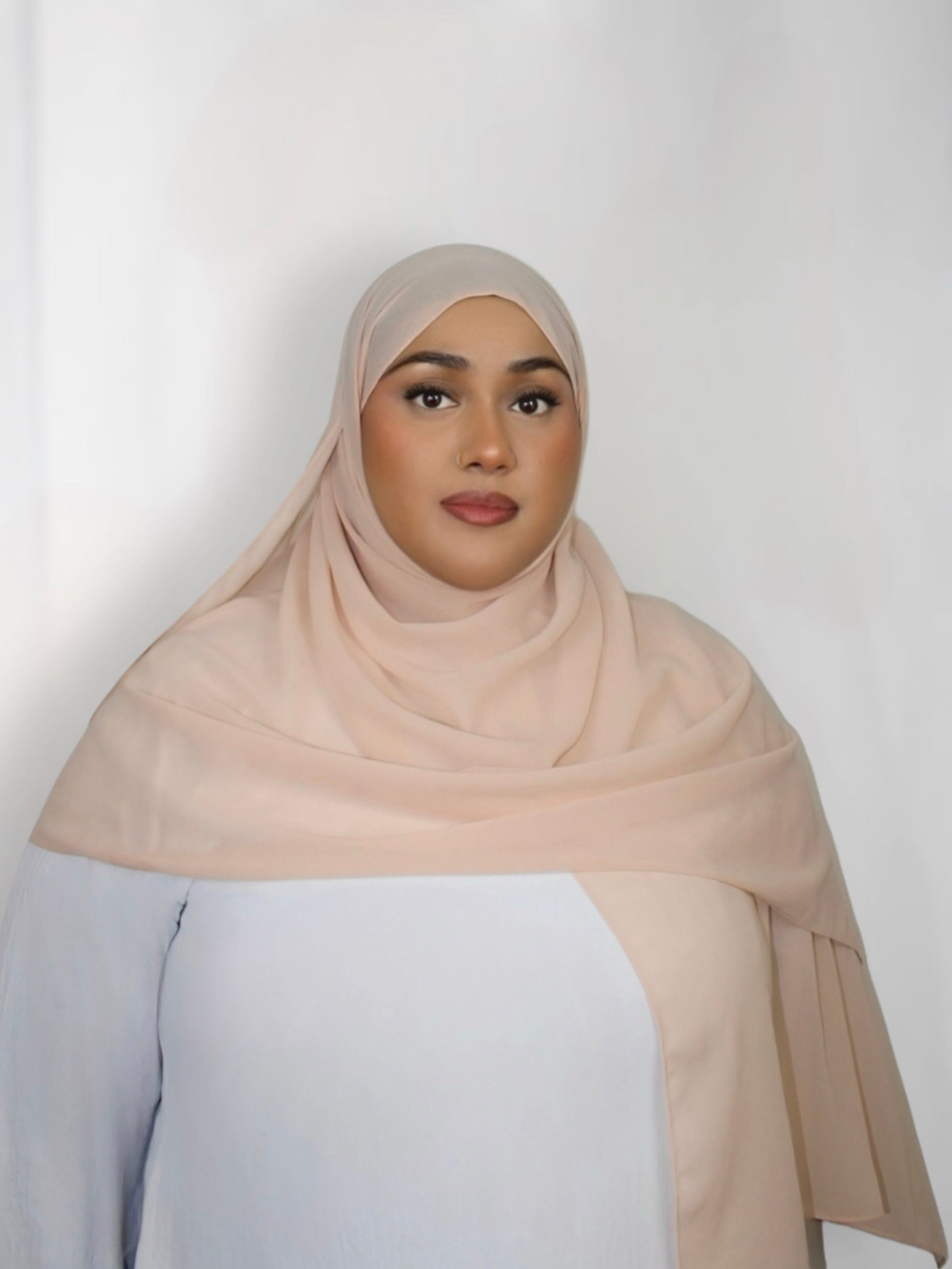 Chiffon Hijab Nude