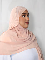 Chiffon Hijab Sand Nude