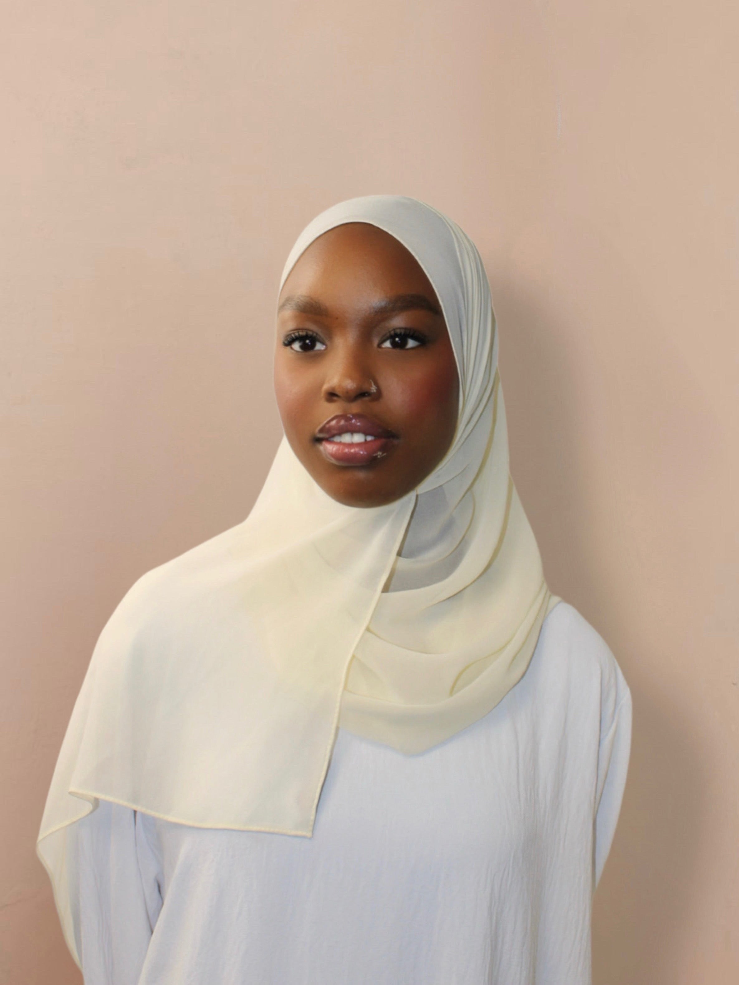 Chiffon Hijab Light Beige