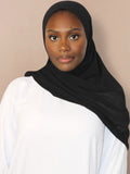 Chiffon Hijab Black