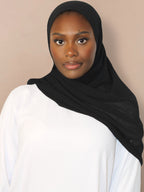 Chiffon Hijab Black