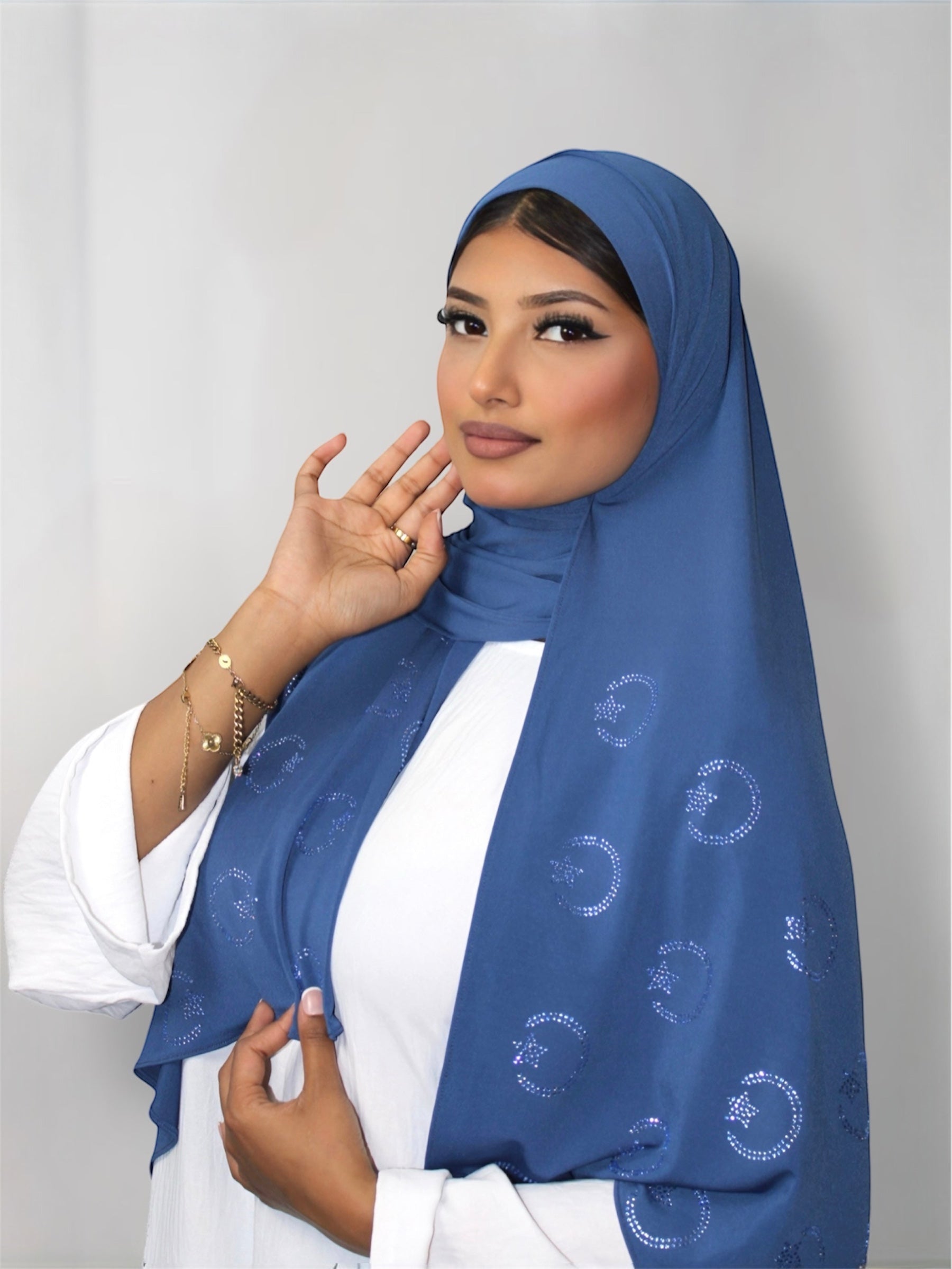 Luna Hijab Blue