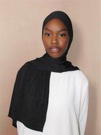 Luna hijab Black