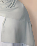 Chiffon Hijab Pastel Grey